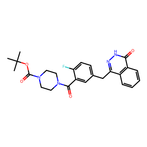 CAS: 763114-04-1 | PC1004752 | tert-Butyl 4-(2-fluoro-5-((4-oxo-3,4-dihydrophthalazin-1-yl)methyl)benzoyl)piperazine-1-carboxylate