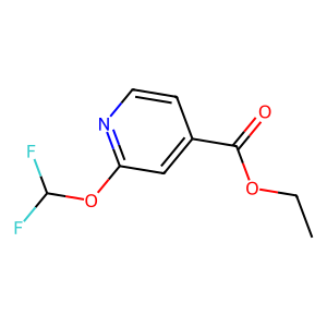 CAS: 2385283-32-7 | PC100485 | Ethyl 2-(difluoromethoxy)isonicotinate