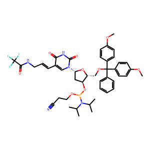 CAS: 144253-90-7 | PC1004869 | (2R,3S,5R)-2-((Bis(4-methoxyphenyl)(phenyl)methoxy)methyl)-5-(2,4-dioxo-5-(3-(2,2,2-trifluoroacetamido)prop-1-en-1-yl)-3,4-dihydropyrimidin-1(2H)-yl)tetrahydrofuran-3-yl (2-cyanoethyl) diisopropylphos
