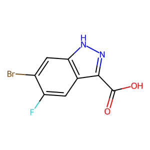 CAS: 1956325-61-3 | PC1005053 | 6-Bromo-5-fluoro-1H-indazole-3-carboxylic acid