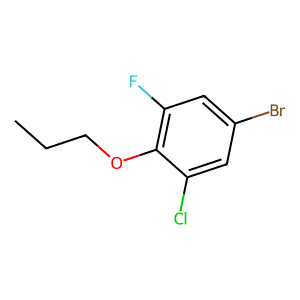 CAS: 1820712-69-3 | PC1005110 | 5-Bromo-1-chloro-3-fluoro-2-propoxybenzene