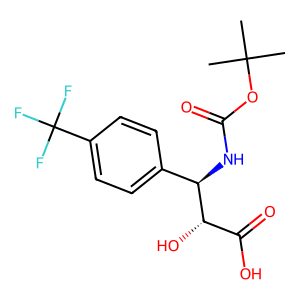 CAS: 1217733-31-7 | PC1005133 | (2R,3R)-3-((tert-Butoxycarbonyl)amino)-2-hydroxy-3-(4-(trifluoromethyl)phenyl)propanoic acid