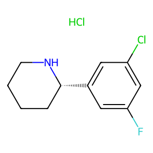 CAS: 2566240-48-8 | PC1005239 | (S)-2-(3-Chloro-5-fluorophenyl)piperidine hydrochloride