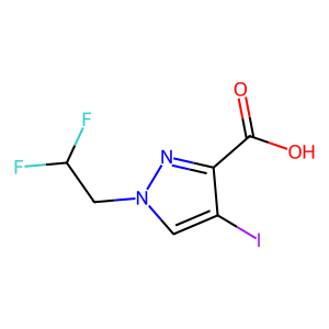 CAS: 1354706-66-3 | PC100530 | 1-(2,2-Difluoroethyl)-4-iodo-1h-pyrazole-3-carboxylic acid
