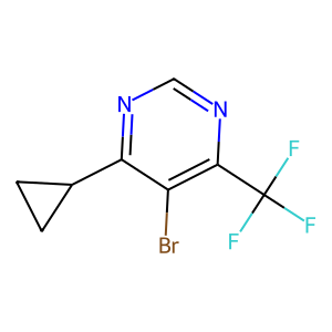 CAS: 2839742-60-6 | PC1005388 | 5-Bromo-4-cyclopropyl-6-(trifluoromethyl)pyrimidine