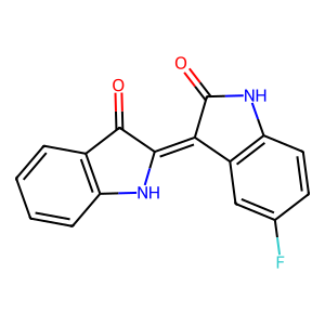 CAS: 251903-00-1 | PC1005613 | 5'-Fluoro-[2,3'-biindolinylidene]-2',3-dione