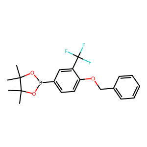CAS: 1257078-54-8 | PC1005749 | 2-(4-(Benzyloxy)-3-(trifluoromethyl)phenyl)-4,4,5,5-tetramethyl-1,3,2-dioxaborolane