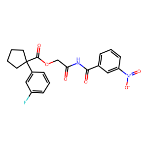 CAS: 733000-36-7 | PC1005802 | 2-(3-Nitrobenzamido)-2-oxoethyl 1-(3-fluorophenyl)cyclopentane-1-carboxylate