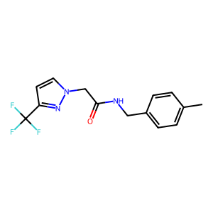 CAS: 956204-01-6 | PC1005874 | N-(4-Methylbenzyl)-2-(3-(trifluoromethyl)-1H-pyrazol-1-yl)acetamide