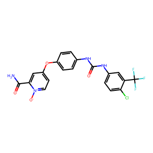 CAS: 583840-04-4 | PC1005925 | 2-Carbamoyl-4-(4-(3-(4-chloro-3-(trifluoromethyl)phenyl)ureido)phenoxy)pyridine 1-oxide