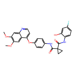 CAS: 1628530-38-0 | PC1005929 | N-(4-((6,7-Dimethoxyquinolin-4-yl)oxy)phenyl)-N-(4-fluoro-2-hydroxyphenyl)cyclopropane-1,1-dicarboxamide