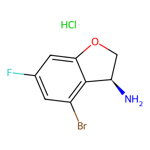 CAS: 2828439-97-8 | PC1006188 | (S)-4-Bromo-6-fluoro-2,3-dihydrobenzofuran-3-amine hydrochloride
