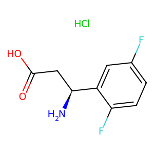 CAS: 2829289-76-9 | PC1006274 | (S)-3-Amino-3-(2,5-difluorophenyl)propanoic acid hydrochloride