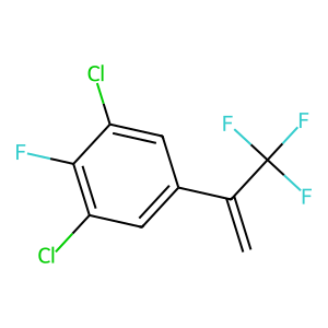 CAS: 928783-84-0 | PC1006405 | 1,3-Dichloro-2-fluoro-5-(3,3,3-trifluoroprop-1-en-2-yl)benzene
