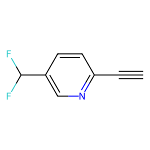 CAS: 1211526-75-8 | PC100650 | 5-(Difluoromethyl)-2-ethynylpyridine