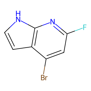 CAS: 1190322-93-0 | PC1006639 | 4-Bromo-6-fluoro-1H-pyrrolo[2,3-b]pyridine