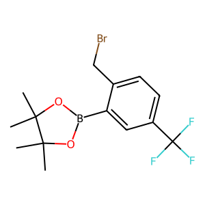 CAS: 1030832-72-4 | PC1006657 | 2-(2-(Bromomethyl)-5-(trifluoromethyl)phenyl)-4,4,5,5-tetramethyl-1,3,2-dioxaborolane