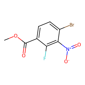 CAS: 1805190-07-1 | PC1006725 | Methyl 4-bromo-2-fluoro-3-nitrobenzoate
