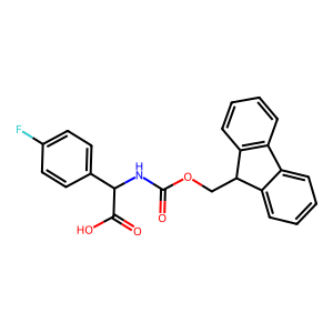CAS: 678988-18-6 | PC1006953 | 2-((((9H-Fluoren-9-yl)methoxy)carbonyl)amino)-2-(4-fluorophenyl)acetic acid