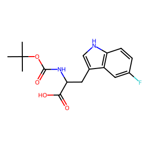 CAS: 67337-05-7 | PC1006976 | 2-((tert-Butoxycarbonyl)amino)-3-(5-fluoro-1H-indol-3-yl)propanoic acid