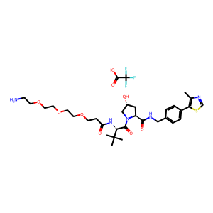 CAS: 2768514-14-1 | PC1007164 | (2S,4R)-1-((S)-1-Amino-14-(tert-butyl)-12-oxo-3,6,9-trioxa-13-azapentadecan-15-oyl)-4-hydroxy-N-(4-(4-methylthiazol-5-yl)benzyl)pyrrolidine-2-carboxamide 2,2,2-trifluoroacetate
