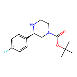 CAS: 1228559-51-0 | PC1007307 | tert-Butyl (R)-3-(4-fluorophenyl)piperazine-1-carboxylate
