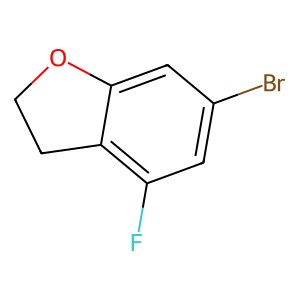 CAS: 2468056-33-7 | PC1007356 | 6-Bromo-4-fluoro-2,3-dihydrobenzofuran