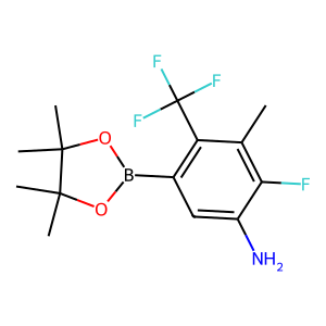CAS: 3029587-73-0 | PC1007500 | 2-Fluoro-3-methyl-5-(4,4,5,5-tetramethyl-1,3,2-dioxaborolan-2-yl)-4-(trifluoromethyl)aniline
