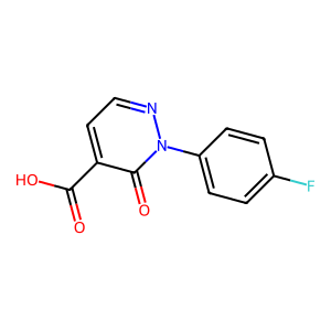 CAS: 946505-09-5 | PC1007666 | 2-(4-Fluorophenyl)-3-oxo-2,3-dihydropyridazine-4-carboxylic acid