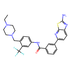 CAS: 1258391-29-5 | PC1007721 | 3-(2-Aminothiazolo[5,4-b]pyridin-5-yl)-N-(4-((4-ethylpiperazin-1-yl)methyl)-3-(trifluoromethyl)phenyl)benzamide