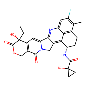 CAS: 2414254-34-3 | PC1007772 | N-((1S,9S)-9-Ethyl-5-fluoro-9-hydroxy-4-methyl-10,13-dioxo-2,3,9,10,13,15-hexahydro-1H,12H-benzo[de]pyrano[3',4':6,7]indolizino[1,2-b]quinolin-1-yl)-1-hydroxycyclopropane-1-carboxamide
