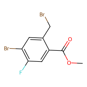 CAS: 1614234-12-6 | PC1007834 | Methyl 4-bromo-2-(bromomethyl)-5-fluorobenzoate