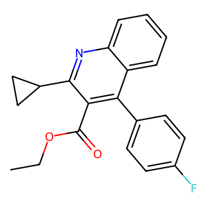 CAS: 148516-11-4 | PC1007883 | Ethyl 2-cyclopropyl-4-(4-fluorophenyl)quinoline-3-carboxylate