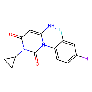 CAS: 871700-28-6 | PC100836 | 6-Amino-3-cyclopropyl-1-(2-fluoro-4-iodophenyl)pyrimidine-2,4(1H,3H)-dione