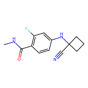 CAS: 915087-26-2 | PC100956 | 4-((1-Cyanocyclobutyl)amino)-2-fluoro-N-methylbenzamide