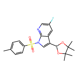 CAS: 1259279-57-6 | PC101014 | 5-Fluoro-3-(4,4,5,5-tetramethyl-1,3,2-dioxaborolan-2-yl)-1-tosyl-1H-pyrrolo[2,3-b]pyridine