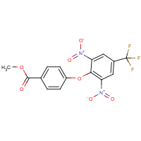 CAS: 341967-63-3 | PC10113 | Methyl 4-[2,6-dinitro-4-(trifluoromethyl)phenoxy]benzenecarboxylate