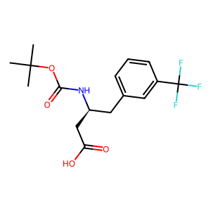 CAS: 270065-77-5 | PC101143 | (S)-3-((tert-Butoxycarbonyl)amino)-4-(3-(trifluoromethyl)phenyl)butanoic acid