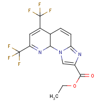CAS:439094-91-4 | PC10117 | Ethyl 2,4-bis(trifluoromethyl)imidazo[1,2-a][1,8]naphthyridine-8-carboxylate