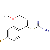 CAS:886361-30-4 | PC10128 | Methyl 2-amino-5-(4-fluorophenyl)-1,3-thiazole-4-carboxylate