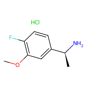 CAS: 2089389-09-1 | PC101291 | (S)-1-(4-Fluoro-3-methoxyphenyl)ethanamine hydrochloride
