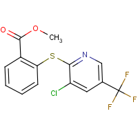 CAS:385383-52-8 | PC10141 | Methyl 2-{[3-chloro-5-(trifluoromethyl)pyridin-2-yl]thio}benzoate