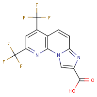 CAS:439094-96-9 | PC10142 | 2,4-Bis(trifluoromethyl)imidazo[1,2-a][1,8]naphthyridine-8-carboxylic acid