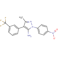 CAS:852690-94-9 | PC10146 | 3-Methyl-1-(4-nitrophenyl)-4-[3-(trifluoromethyl)phenyl]-1H-pyrazol-5-amine