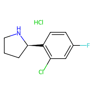 CAS: 1381929-04-9 | PC101564 | (R)-2-(2-Chloro-4-fluorophenyl)pyrrolidine hydrochloride