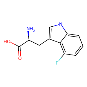 CAS: 106034-22-4 | PC101568 | (S)-2-Amino-3-(4-fluoro-1H-indol-3-yl)propanoic acid
