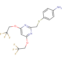 CAS:400007-74-1 | PC10161 | 4-[4,6-Bis(2,2,2-trifluoroethoxy)pyrimidin-2-yl)methylthio]aniline