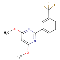 CAS:402497-49-8 | PC10166 | 2-[(3-Trifluoromethyl)phenyl]-4,6-dimethoxypyrimidine