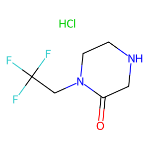 CAS: 2098114-26-0 | PC101665 | 1-(2,2,2-Trifluoroethyl)piperazin-2-one hydrochloride