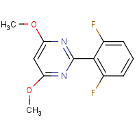 CAS:402497-50-1 | PC10167 | 2-(2,6-Difluorophenyl)-4,6-dimethoxypyrimidine